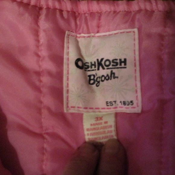 Bundle 3 for $15 - Pink Snowpants OshKosh 3X - Picture 3 of 3